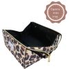 The Flat Lay Co. Open Flat Box Bag - Leopard Print thumbnail 2