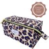 The Flat Lay Co. Open Flat Box Bag - Leopard Print thumbnail 3