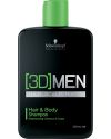 3D Men Hair & Body Shampoo 250ml thumbnail 1