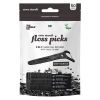 The Humble Co Dental Floss Picks Charcoal Grip Handle 50 kpl thumbnail 1