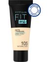 Fit Me Matte + Poreless Foundation, 105 Natural Ivory thumbnail 1