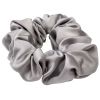 Lenoites Mulberry Silk Scrunchie, Grey thumbnail 1