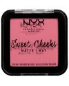 Sweet Cheeks Blush Creamy Powder Blush Matte, Rose &amp; Play thumbnail 1