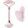 Brushworks Rose Quartz Roller &amp; Gua Sha thumbnail 1