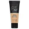 Maybelline Fit Me! Matte and Poreless Foundation 30ml (Various Shades) - 118 Light Beige thumbnail 1