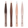 Brushworks HD Combination Tweezer Set - Gold thumbnail 1