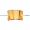 Balmain Hair Barrette Leather Gold thumbnail 1