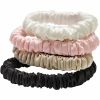 Lenoites Mulberry Silk Skinny Scrunchies Pink, Beige thumbnail 1