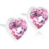 Blomdahl Medical Plastic  Heart 6mm Light Rose thumbnail 1
