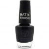 W7 Nail Polish Matte Finish 55 Black thumbnail 1