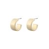 Snö Of Sweden Carrie Small Earring 13 mm – Plain Gold thumbnail 1