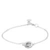 Snö Of Sweden Connected Chain Bracelet – Silver/Clear thumbnail 1