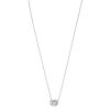 Snö Of Sweden Connected Pendant Necklace 42 cm – Silver/Clear thumbnail 1