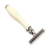 Parker Shaving 111W - White Resin Handle 3 Piece Safety Razor thumbnail 1