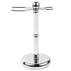 Parker Shaving Deluxe Chrome 2 Prong Shave Stand thumbnail 1