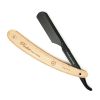 Parker Shaving Parker PTPBA - Light Wood Handle Push Type Black B thumbnail 1
