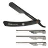 Parker Shaving PTABK Adjustable Push w. 3 blade option Metal Blac thumbnail 1