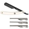 Parker Shaving PTAWK Adjustable Push w. 3 blade option White Hand thumbnail 1