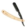 Parker Shaving SRPBA - Light Wood Handle Clip Type Black Blade Ho thumbnail 1