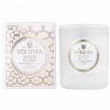 Voluspa Classic Boxed Candle Suede Blanc 60h thumbnail 1