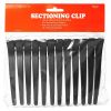 Hair Accessories Sectioning Hair Clips Black 12pcs thumbnail 1