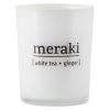 Meraki Scented Candle White Tea &amp; Ginger 60g thumbnail 1
