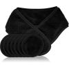 Notino Spa Collection Spa headband and make-up removal pads set meikinpoistosetti ja hiuspanta Black 7 kpl thumbnail 2