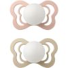 BIBS Couture Glow Silicone Size 2: 6+ months tutti Blush / Vanilla 2 kpl thumbnail 1