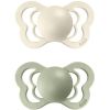 BIBS Couture Natural Rubber Size 1: 0+ months tutti Ivory / Sage 2 kpl thumbnail 1