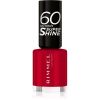Rimmel 60 Seconds Super Shine Kynsilakka Sävy 313 Feisty Red 8 ml thumbnail 1