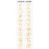 Love&#039;n Layer Love Note Funky Sparkle Gold thumbnail 1