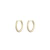 Snö Of Sweden Amsterdam Small Earring 20 mm ? Plain Gold thumbnail 1