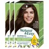 Schwarzkopf Natural&amp;Easy 570 Äkta Kastanj Mellanbrun 3-pack thumbnail 1
