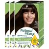 Schwarzkopf Natural&amp;Easy 580 Sammet Mörkbrun 3-pack thumbnail 1