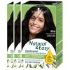 Schwarzkopf Natural&amp;Easy 590 Ebenholts Svart 3-pack thumbnail 1