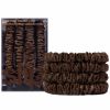 Slip Pure Silk Skinny Scrunchies Dark Brown thumbnail 1