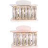 Dazzling Mini Clips Light Pink, Beige 2-Pack thumbnail 1