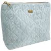 PIPOL BAZAAR Triangle Cosmetic Bag Quilted Light Blue thumbnail 1