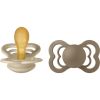 BIBS Supreme Natural Rubber Size 2: 6+ months tutti Vanilla / Dark Oak 2 kpl thumbnail 1