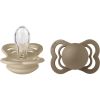 BIBS Supreme Silicone Size 1: 0+ months tutti Vanilla / Dark Oak 2 kpl thumbnail 1