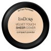IsaDora Velvet Touch Sheer Cover Compact Powder 10 g – 40 Fair Po thumbnail 1