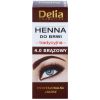 Delia Cosmetics Henna kulmaväri Sävy 4.0 Brown 2 g + 2 ml thumbnail 1