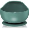 Petite&amp;Mars Take&amp;Match Silicone Bowl kulho varustettu imukupilla Misty Green 6 m+ 360 ml thumbnail 1