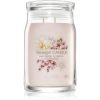 Yankee Candle Pink Cherry &amp; Vanilla tuoksukynttilä Signature 567 g thumbnail 1