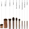 Notino Wooden Collection Eye make-up brush sivellin yksityiskohtiin 1 kpl thumbnail 3