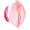 BabyOno Be Active Suction Bowl with Spoon ruokailusetti Lapsille Pink 6 m+ 2 kpl thumbnail 1