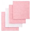 T-TOMI BIO Bamboo Baby Washcloths pesuliina Pink 25 x 25 cm 4 kpl thumbnail 1
