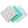 BabyOno Take Care Natural Diapers kestovaipat 70 x 70 cm Turquoise 3 kpl thumbnail 1