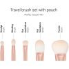 Notino Pastel Collection Travel brush set with pouch matkasivellinsetti ja laukku 1 kpl thumbnail 9
