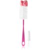 BabyOno Take Care Brush for Bottles and Teats with Mini Brush &amp; Sponge Tip puhdistusharja Pink 2 kpl thumbnail 1